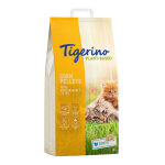 Litire tigerino plant - based mas - sensitive, sans parfum pour chat - 14 l