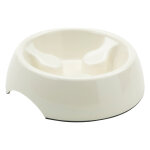 Gamelle anti - glouton savic, ivoire capacit 400ml, 18 cm de diamtre