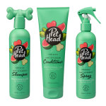 Lot de 3 produits (shampooing, apr�s - shampooing, spray) pet head furtastic pour chien