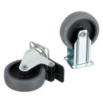 Lot de 4 roulettes pour cages gulliver de taille 4 � 7 - cages de transport trixie gulliver