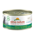 Lot almo nature hfc complete 24 x 70 g pour chat - poulet, haricots verts Lot almo nature hfc complete 24 x 70 g pour chat - poulet, haricots verts