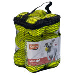 Lot de balles de tennis 12 pi�ces, Ø 6 cm pour chien