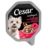 M�gapack cesar 14 x 150 g pour chien - rago�t boeuf, p�tes, carottes