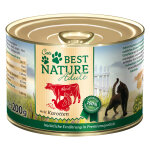 Best nature adult 6 x 200 g pour chat - boeuf, dinde, carottes
