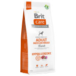 Brit care hypoallergenic adult medium breed agneau, riz pour chien - 12 kg