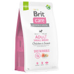 Brit care sustainable adult small breed poulet, insectes pour chien - 7 kg