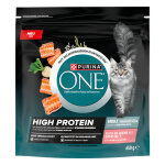 650 g purina one high protein saumon nourriture pour chat s�che