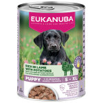 6x400g eukanuba puppy riche en agneau avec pommes de terre nourriture pour chiens