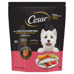 Lot �conomique : 2x1, 4kg cesar adult avec poulet, saumon et l�gumes nourriture s�che pour chiens
