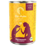 Herrmann's menu classic / menu bio 6 x 400 g pour chien - poulet bio, millet bio