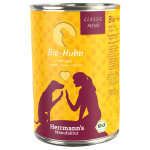 Herrmann's menu classic / menu bio 6 x 400 g pour chien - poulet bio, riz bio
