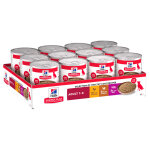 Lot hill's science plan 12 x 363 g / 370 g pour chien - adult, poulet, dinde, boeuf (370 g)