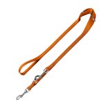 Lot hunter london : collier + laisse, orange pour chien - vario plus taille l + laisse 200 x 1, 5 cm