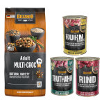 Lot mixte belcando 15 kg / 12, 5 kg + 6 x 400 g pour chien - adult multi - croc (12, 5 kg)