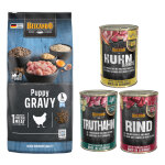 Lot mixte belcando 15 kg / 12, 5 kg + 6 x 400 g pour chien - puppy gravy (12, 5 kg)