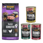 Lot mixte belcando 15 kg / 12, 5 kg + 6 x 400 g pour chien - senior sensitive (12, 5 kg)