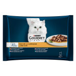 Lot mixte gourmet perle 4 x 85 g pour chat - les duos de la campagne