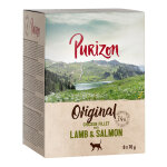 Purizon adult 6 x 70 g pour chat - sans c�r�ales - filet de poulet, agneau, saumon