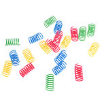 Lot de spirales zooplus basics 20 pi�ces pour chat