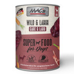 6x800g mac's adulte gibier, agneau, nourriture pour chien humide