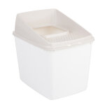 Maison de toilette big box blanc - pour chat