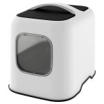Maison de toilette rotho mypet biala pour chat - blanc