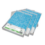 Maison de toilette scoopfree pour chat - lot 3 bacs de rechange pour liti�re cristal bleu