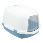 Maison de toilette trixie primo xxl bleu / blanc - pour chat