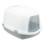 Maison de toilette trixie primo xxl gris / blanc - pour chat