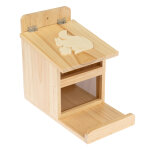 Mangeoire tiaki pour cureuil - l 16 x l 26 x h 22 cm
