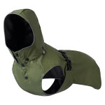 Manteau de pluie rukka® streamy eco, olive pour chien - longueur du dos : 45 cm environ Manteau de pluie rukka® streamy eco, olive pour chien - longueur du dos : 45 cm environ