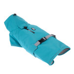Manteau de pluie tiaki teal pour chien - longueur du dos : environ 50 cm