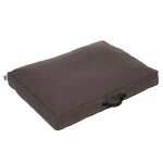 Matelas � m�moire de forme tiaki marron pour chien - taille s : l 80 x l 60 x h 17 cm