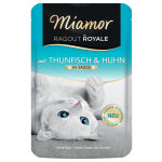 Miamor ragot royal en sauce 22 x 100 g pour chat - thon, poulet