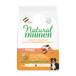 3 kg nourriture natural trainer sensitive adult medium & maxi saumon pour chien