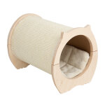 Niche natural paradise peony avec griffoir l 41 x l 30, 5 x h 32, 5 cm Niche natural paradise peony avec griffoir l 41 x l 30, 5 x h 32, 5 cm