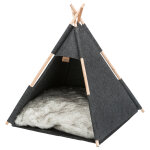 Niche trixie tipi pour chat et petit chien - anthracite