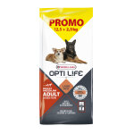 Opti life digestion adult medium & maxi pour chien - 12, 5 kg + 2, 5 kg gratis!