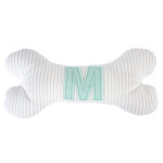 Os en peluche tiaki avec la lettre m pour chien 26 x 12 x 5, 5 cm