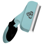 Outil 8in1 perfect coat deshedder anti - mue pour chien - taille l : largeur du peigne 10 cm