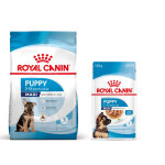 15kg maxi puppy size royal canin croquettes pour chien + aliment humide : - 15 % !