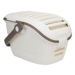 Panier curver chien / chat - blanc - panier de transport pour chien et chat
