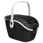 Panier curver chien / chat - noir - panier de transport pour chien et chat