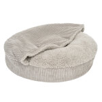 Panier flocon pour chien - housse de rechange : ø 90 cm, gris clair Panier flocon pour chien - housse de rechange : ø 90 cm, gris clair