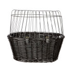 Panier de vélo petit chien l50 l35 h41cm noir trixie - panier vélo pour chien Panier de vélo petit chien l50 l35 h41cm noir trixie - panier vélo pour chien