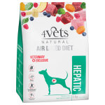 1kg 4vets natural canine nourriture pour chien hepatic