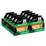 10x85g cesar fresh bowls poulet en sauce nourriture pour chiens humide