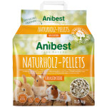 Pellets en bois naturel anibest pour petits animaux - 10 l (5, 5 kg)