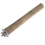 Perchoir en bois naturel tiaki taille s 2 - 3 cm, 20 cm, accessoire pour cage à oiseaux Perchoir en bois naturel tiaki taille s 2 - 3 cm, 20 cm, accessoire pour cage à oiseaux