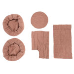 Pices de rechange natural paradise - set de coussins magnolia xl plus : vieux rose, corde